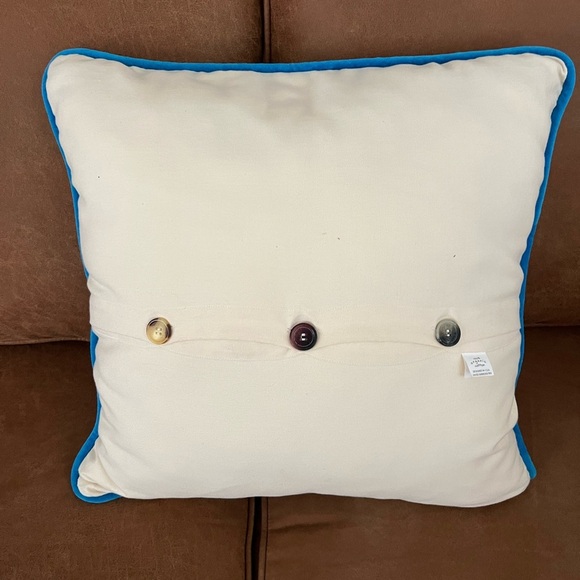 Catstudio Florida keys Hand-Embroidered Pillow - Picture 5 of 7